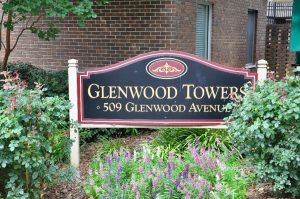 Raleigh Housing Authority - Photo of Glenwood Towers signage