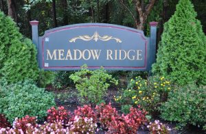 Raleigh Housing Authority - photo of Meadow Ridge sign